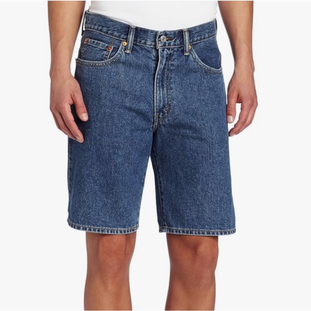 Levi's Men’s 550 Relaxed Fit Jean Shorts Medium Wash